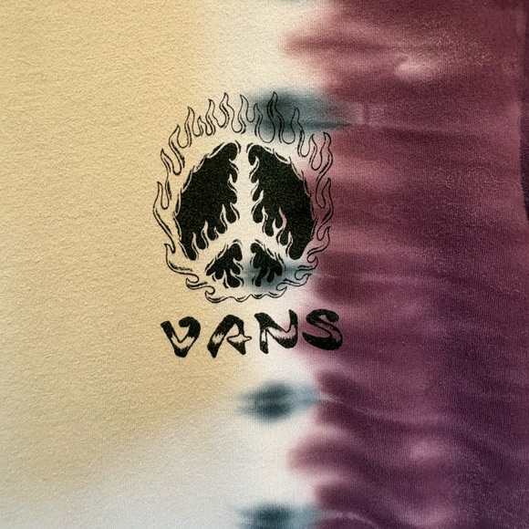 Vans Dual-Tone Tie-Dye Tee - Navy and Maroon - Picture 11 of 17
